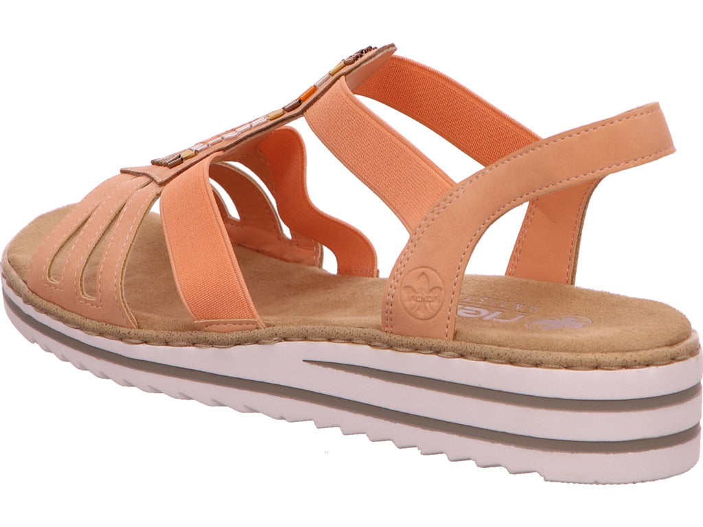 Rieker Damen Sandalette  in orange