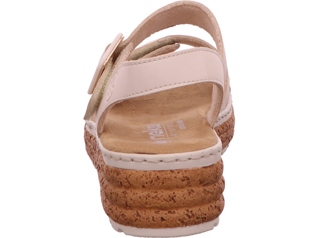 Rieker Damen Sandalette  in beige