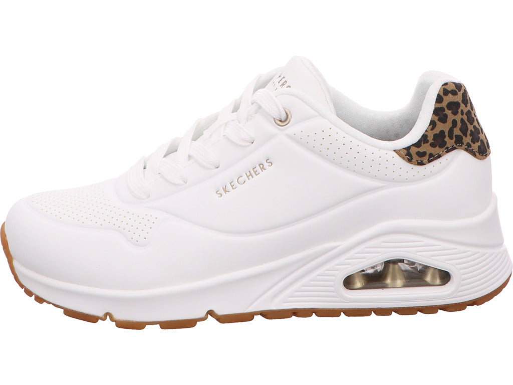 Skechers Damen Sneaker Uno Jungle Nite in weiß-bunt-kombiniert