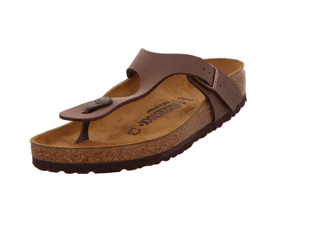 Birkenstock Damen Pantolette Gizeh in dunkelbraun