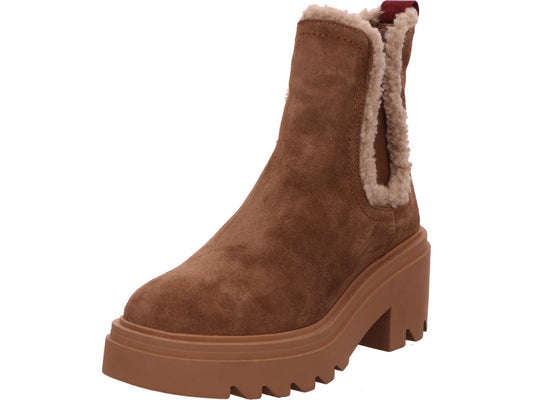 Tamaris Damen Stiefel  in braun-kombiniert