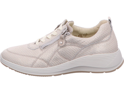 Waldläufer Damen Schnürschuh K-Kalea in grau-bunt-kombiniert