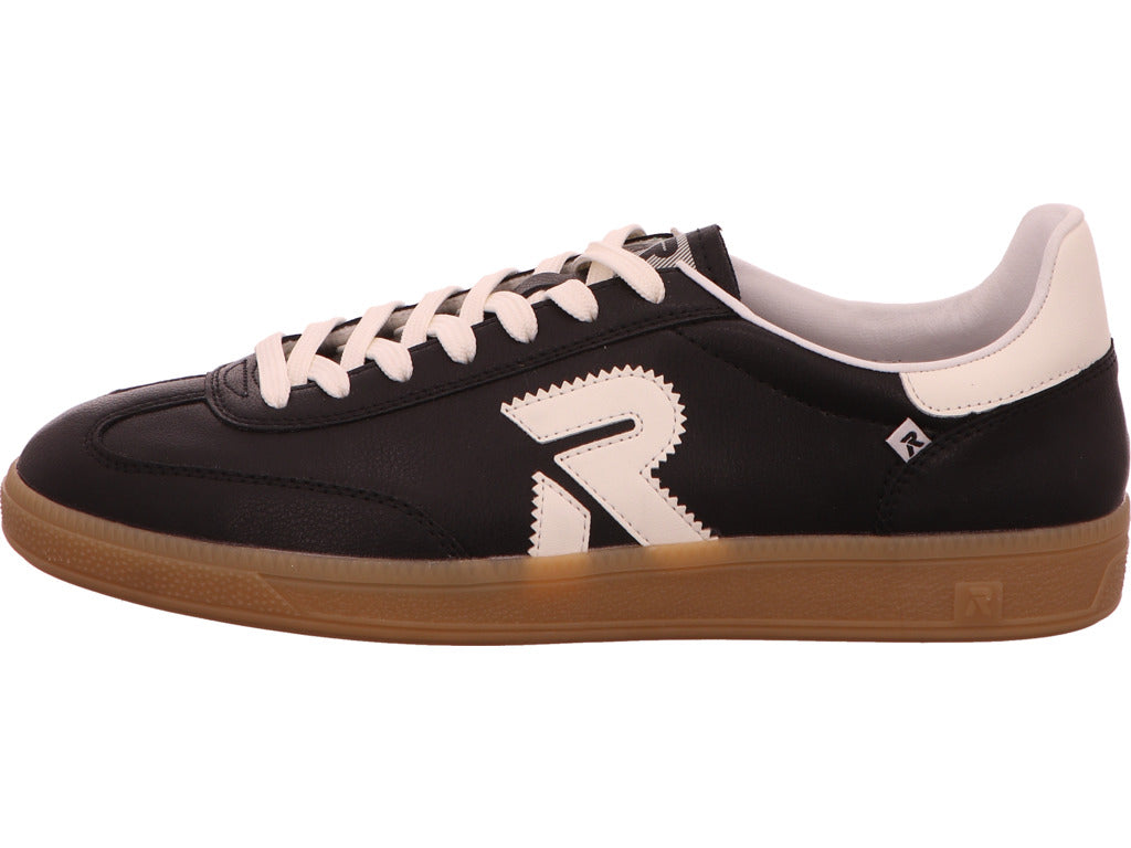 Rieker Herren Sneaker  in schwarz-weiß-kombiniert