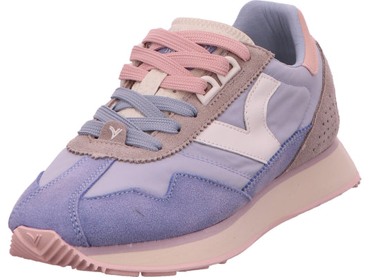 Victoria Damen Sneaker  in blau-bunt-kombiniert
