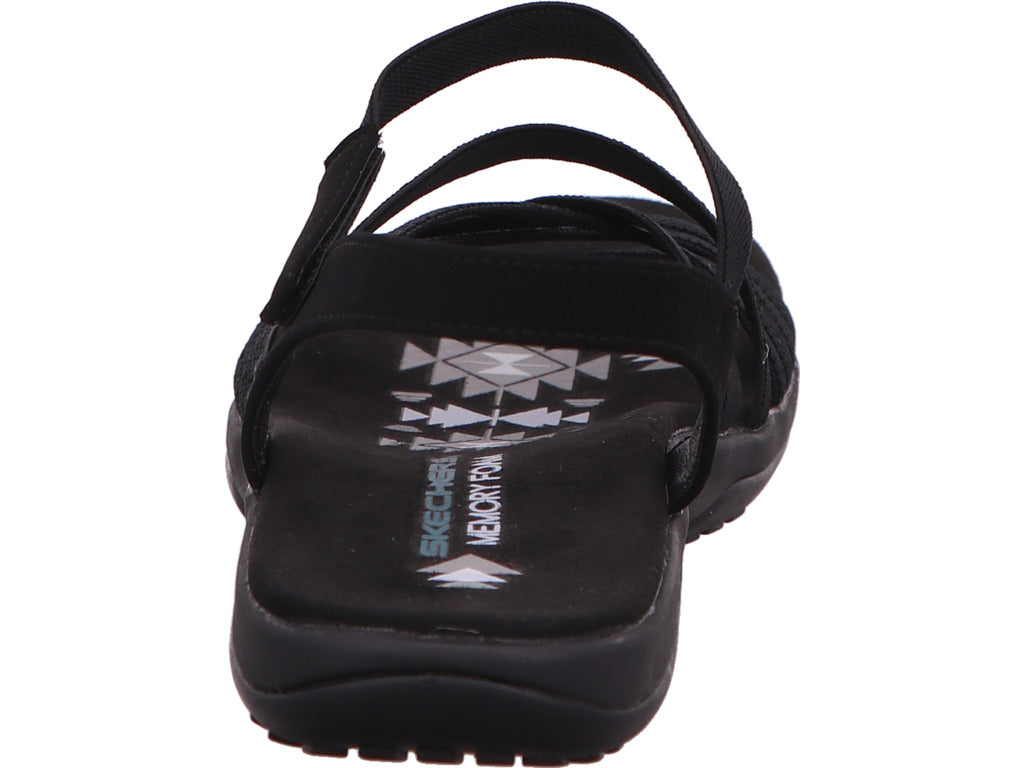 Skechers Reggae Slim-Summer Heat damessandaal in zwart