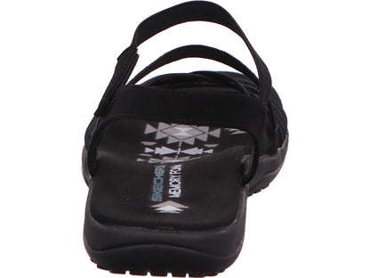 Skechers Reggae Slim-Summer Heat damessandaal in zwart