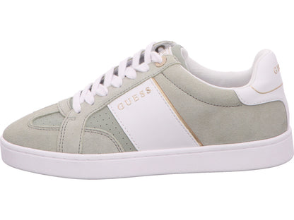 Guess Jrone6 damessneakers in een groen-multicolor combinatie