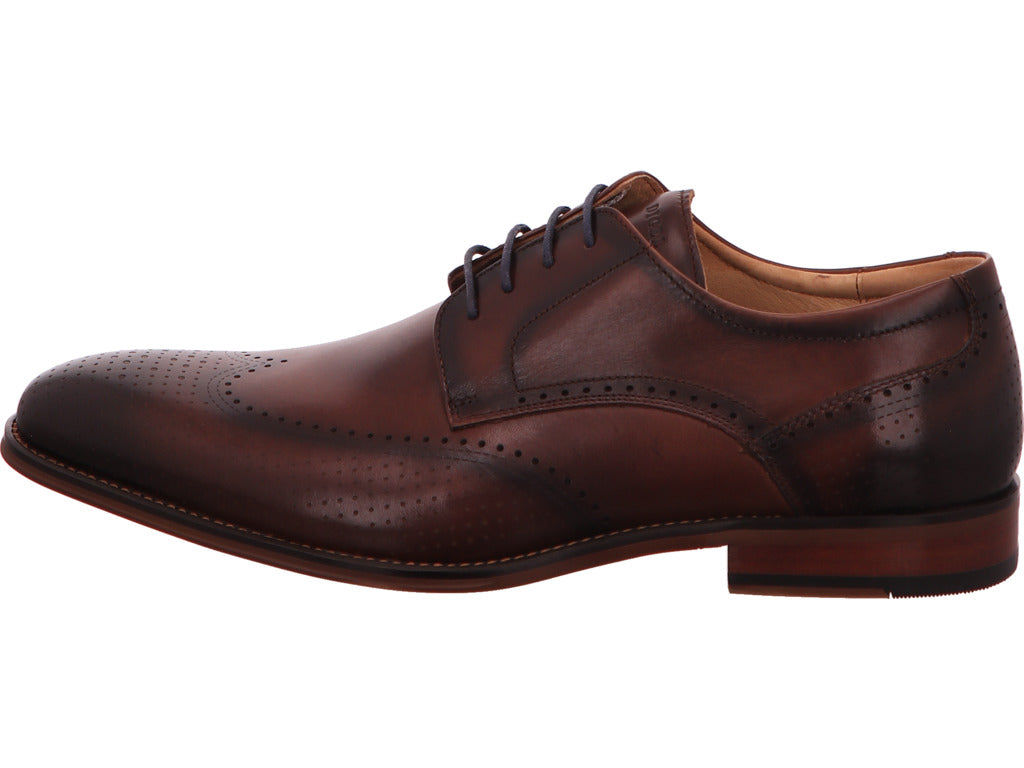 Digel Herren Schnürschuh  in braun-kombiniert