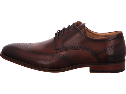 Digel Herren Schnürschuh  in braun-kombiniert