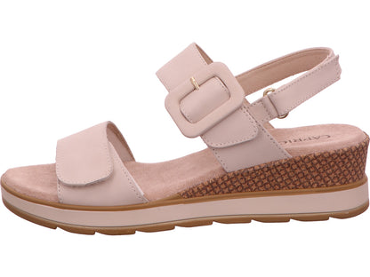 Caprice Damen Sandalette  in hellbeige