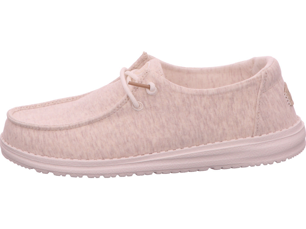 Hey Dude Damen Slipper Wendy Stretch Jersey in beige-bunt-kombiniert
