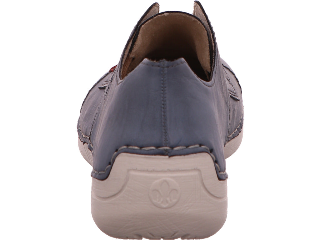 Rieker Damen Sneaker  in blau-bunt-kombiniert