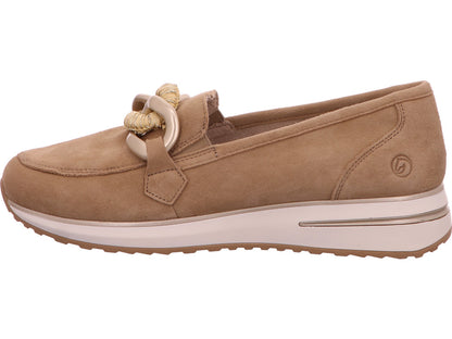 Remonte Damen Slipper  in dunkelbeige