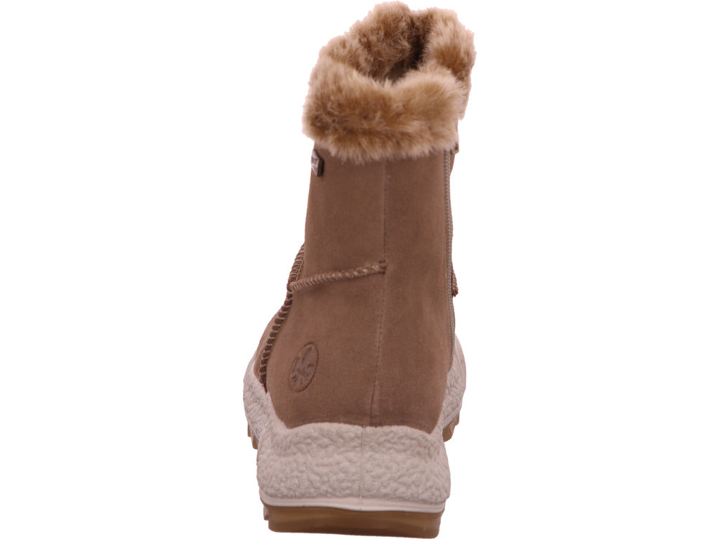 Rieker Damen Stiefel  in hellbeige