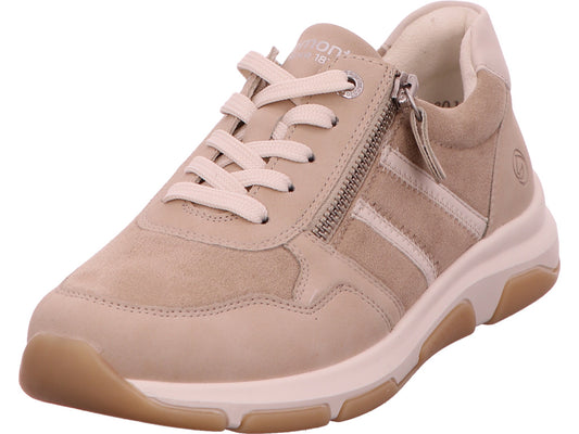 Remonte Damen Sneaker  in beige-bunt-kombiniert