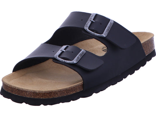 Longo Herren Pantolette  in schwarz