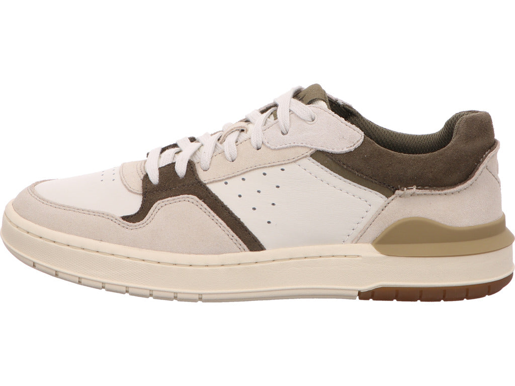 Clarks Herren Halbschuh Courtlite2 in grün-bunt-kombiniert