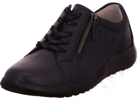 Waldläufer Damen Schnürschuh K-Ira in dunkelblau