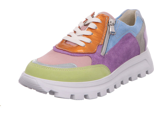 Waldläufer Damen Schnürschuh H-Ajala in multicolour