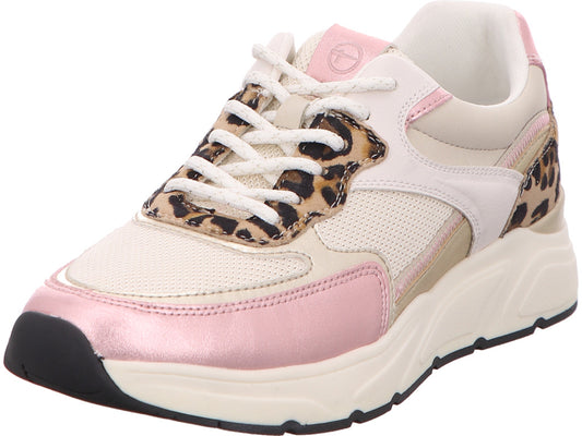 Tamaris Damen Sneaker  in weiß-bunt-kombiniert