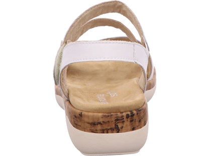 Remonte Damen Sandalette  in weiß-bunt-kombiniert