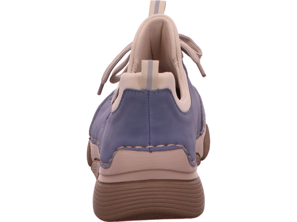 Rieker Damen Sneaker  in blau-bunt-kombiniert