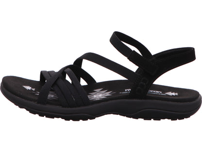 Skechers Reggae Slim-Summer Heat damessandaal in zwart