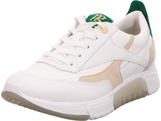 Paul Green damessneakers in een wit-meerkleurige combinatie