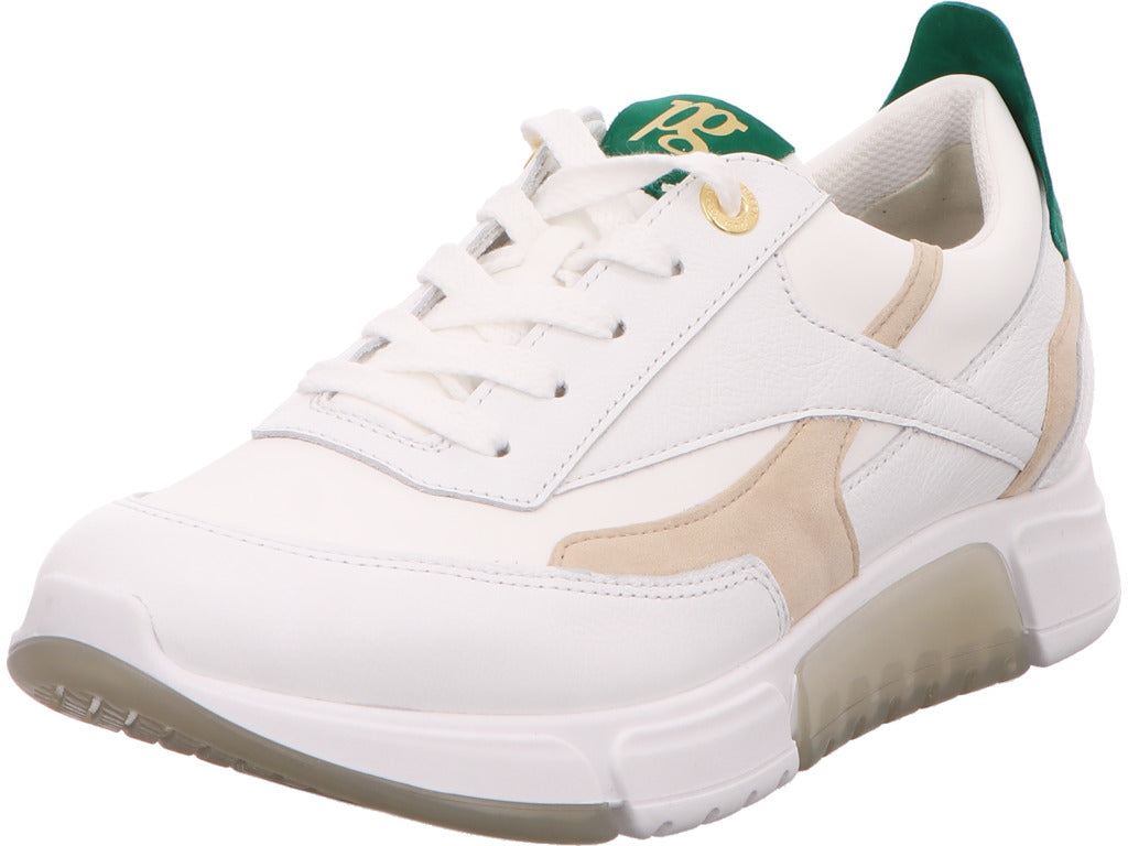 Paul Green Damen Sneaker  in weiß-bunt-kombiniert