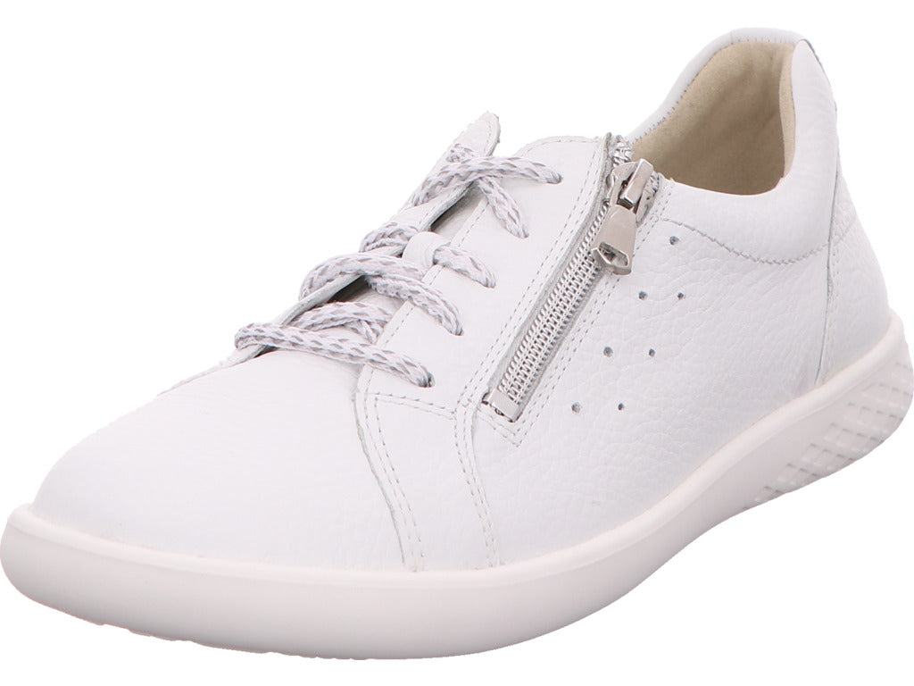 Waldläufer Damen Schnürschuh H-Cloé in weiß-bunt-kombiniert