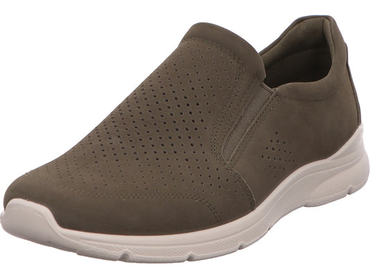 Ecco Herren Slipper Irving Perf Slip On in grün