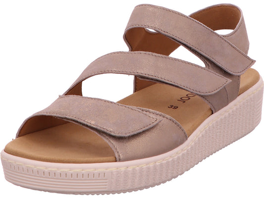 Gabor Damen Sandalette  in dunkelbeige