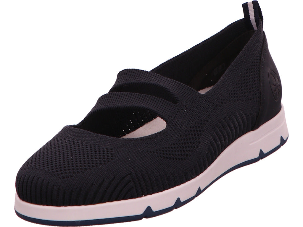 Rieker Damen Sneaker  in blau-kombiniert
