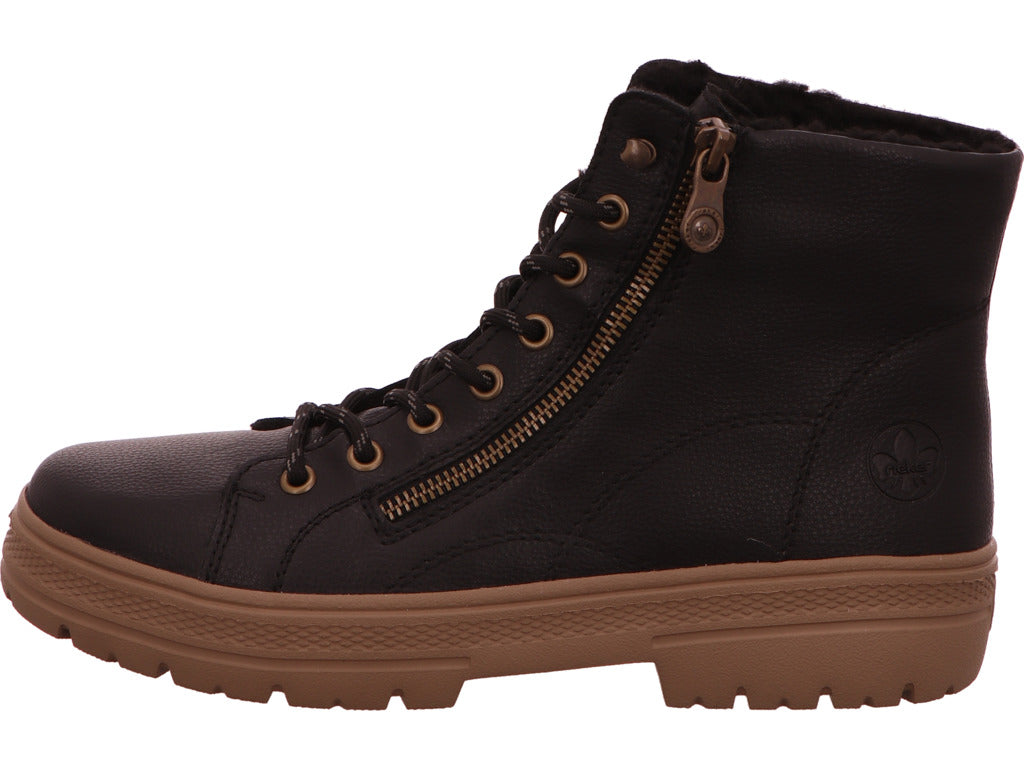 Rieker Damen Stiefel  in schwarz