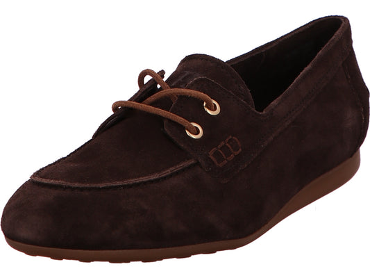 Paul Green Damen Schnürschuh  in dunkelbraun
