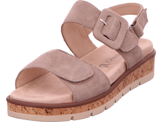 Caprice Damen Sandalette  in taupe