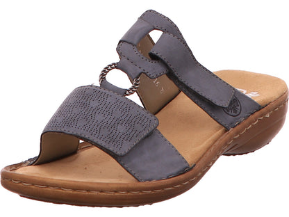 Rieker Damen Pantolette  in blau