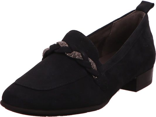 Tamaris Comfort damesslippers in donkerblauw