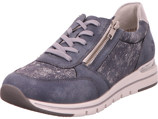 Remonte Damen Sneaker  in blau-kombiniert