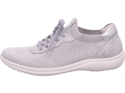 Remonte damessneakers in zilverkleurige uitvoering