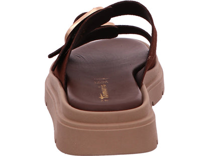 Tamaris Damen Pantolette  in dunkelbraun