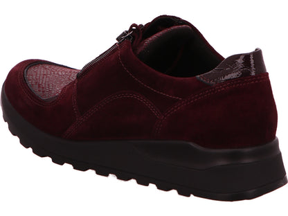 Waldläufer Damen Schnürschuh H-Amiata in bordo