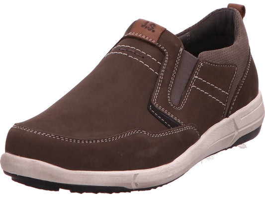 Josef Seibel Herren Slipper Enrico 04 in grau-bunt-kombiniert