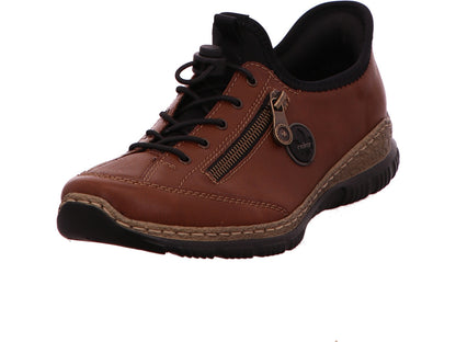 Rieker Damen Schnürschuh  in braun