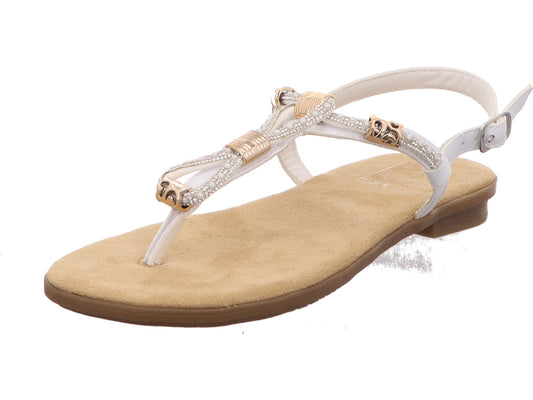 Rieker Damen Sandalette  in weiß