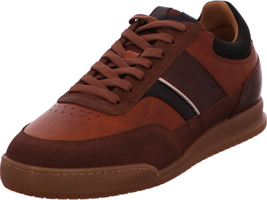 Bullboxer herensneakers in bruin-combinatie