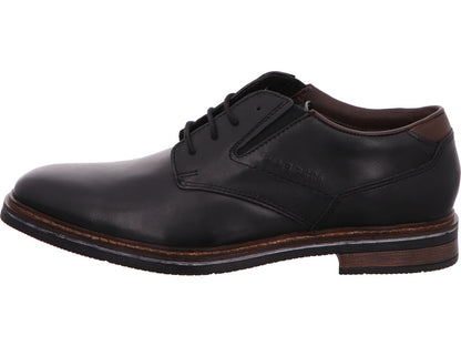 Bugatti Herren Schnürschuh Maik Exko in schwarz