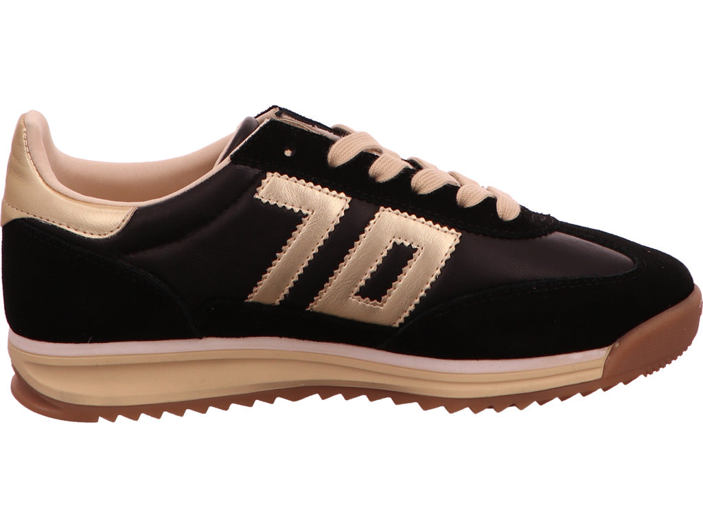 Back 70 Damen Sneaker Cloud in schwarz-bunt-kombiniert