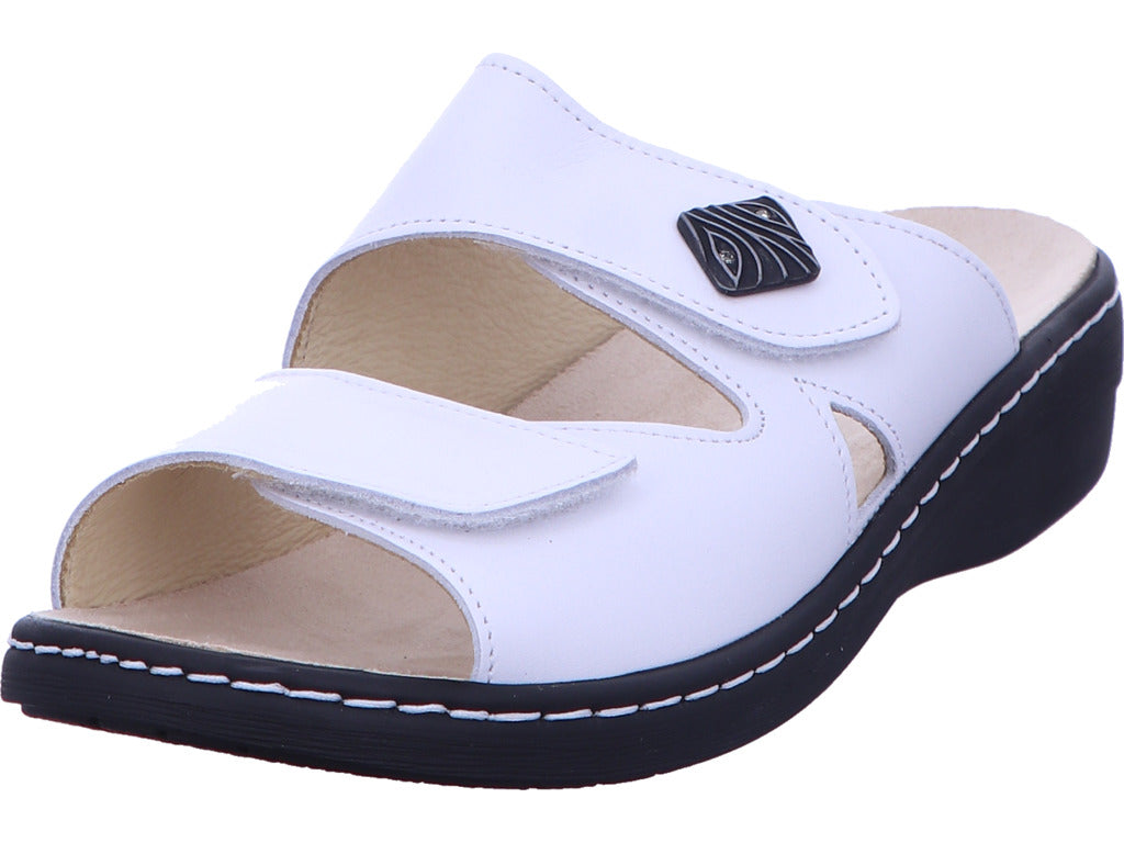 Longo Damen Pantolette  in weiß