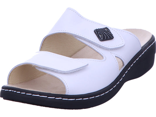 Longo Damen Pantolette  in weiß